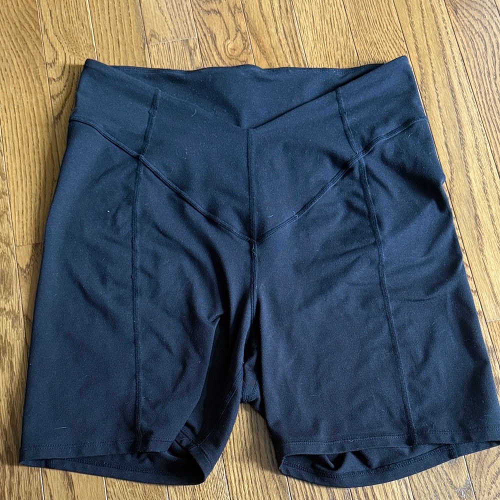 Maternity Women's Black Biker Shorts